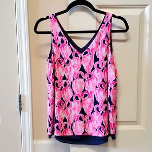 Lilly Pulitzer Via Amor reversible tank top, size XXS